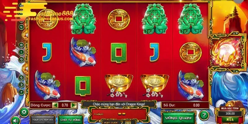 Được chỉnh tốc độ quay nổ hũ Thần Long