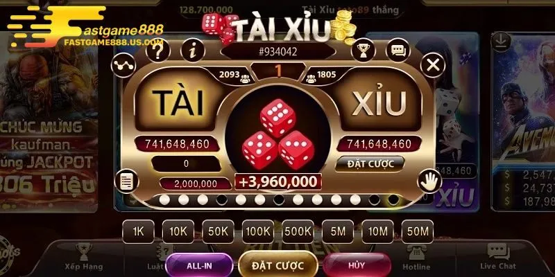 Thông tin về luật chơi chung của game Tài Xỉu